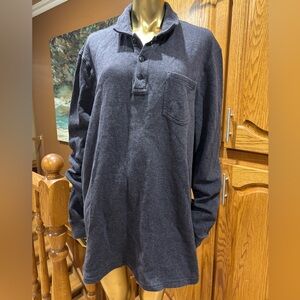 L.L. Bean Men's Dark Gray Button Down Shirt